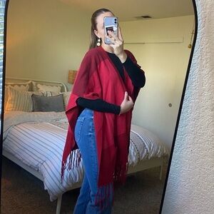 CAbi 3841 Fringe Poncho